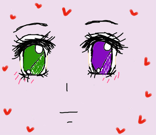 双眸_百田涂鸦板_百田网