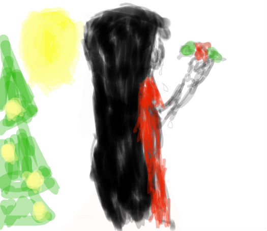  孤独圣诞节 _百田涂鸦板_百田网