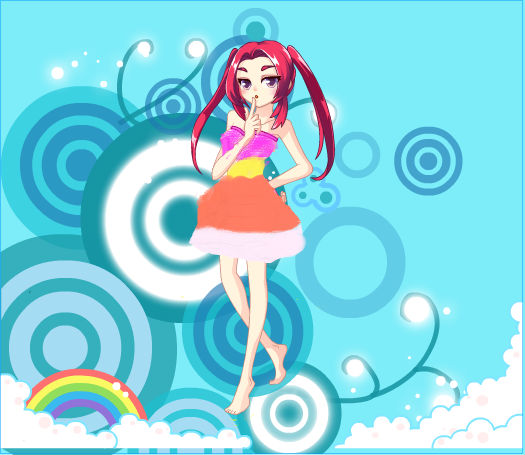 光脚小女孩的梦幻