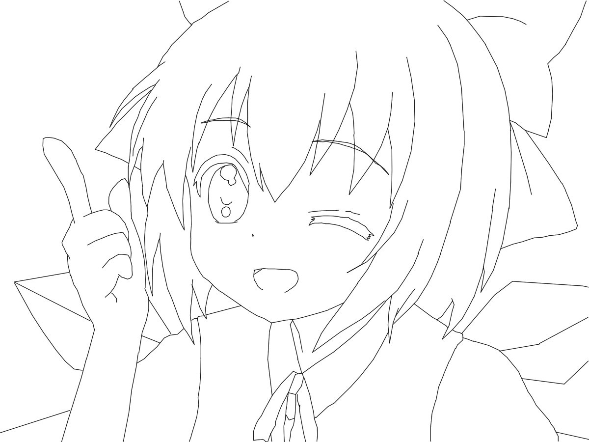  萌少女 _百田涂鸦板_百田网