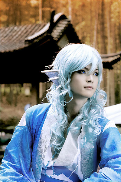 小小白cosplay五福娃高清图片