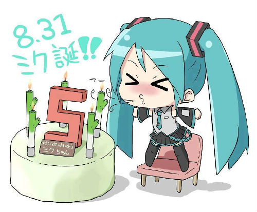 初音酱 5岁生日快乐!