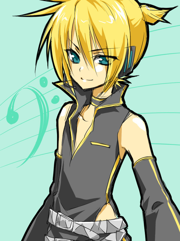 镜音双字迷们,可、发发你们大爱的镜音图片吧