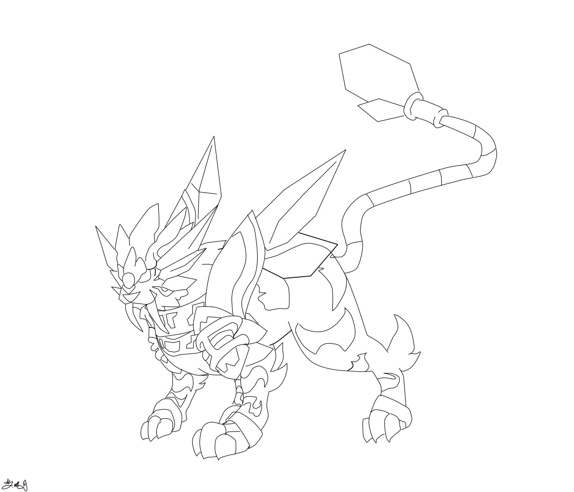 【鼠绘】渣白虎灵兽鼠绘直播--晓月