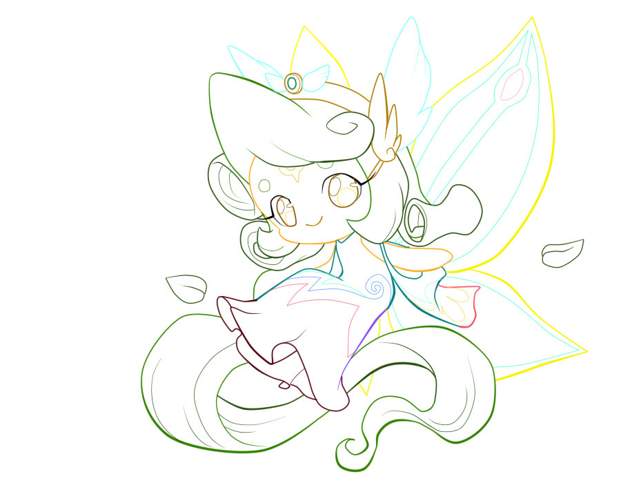 【橘子】板绘风之精灵。