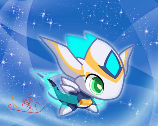 【小爱】奥拉星亚比—零(鼠绘)_奥拉星圈_百田网