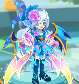 【雨花】【笑】原来夜月套装VS夜兰套装是这个样子~_奥拉星圈_百田网