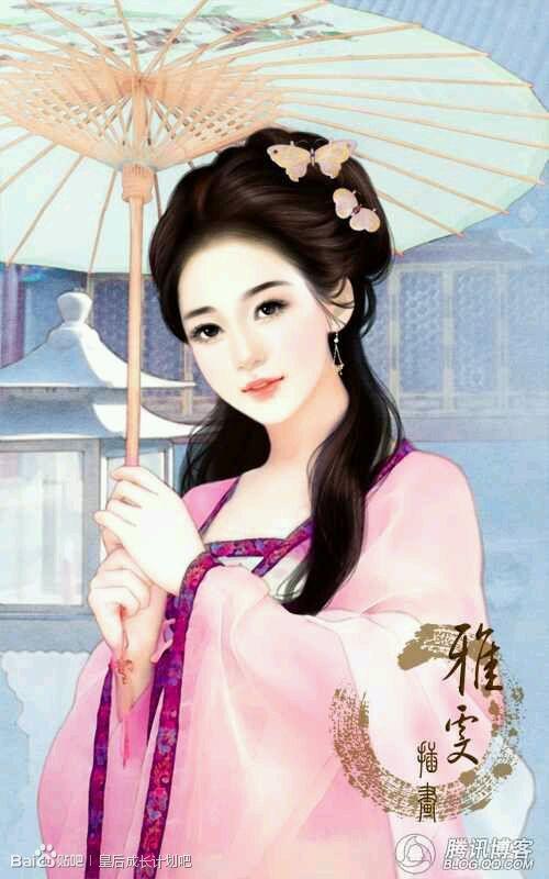 『浅涵』送古代女子丹青图啦!欢迎抱走图片