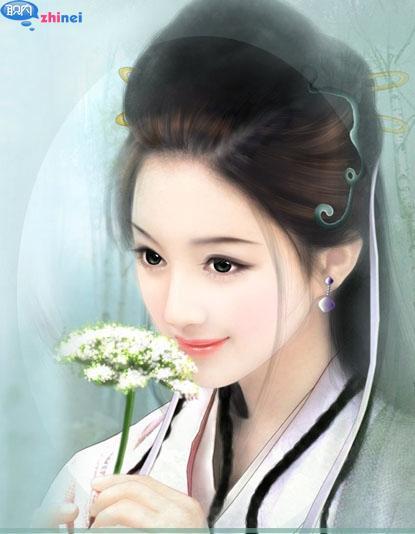 古代妃子丹青图图片大全