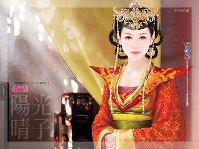 古代美女的唯美丹青图片