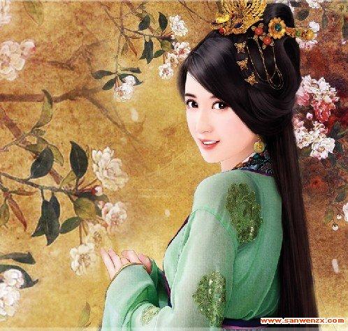 【丹青】古代女子丹青图片