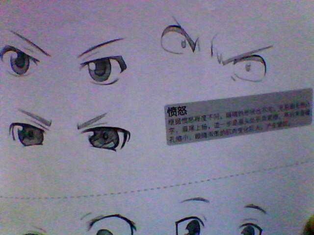 【玫瑰】各种眼睛,眉毛画法_漫画圈_手机百田网