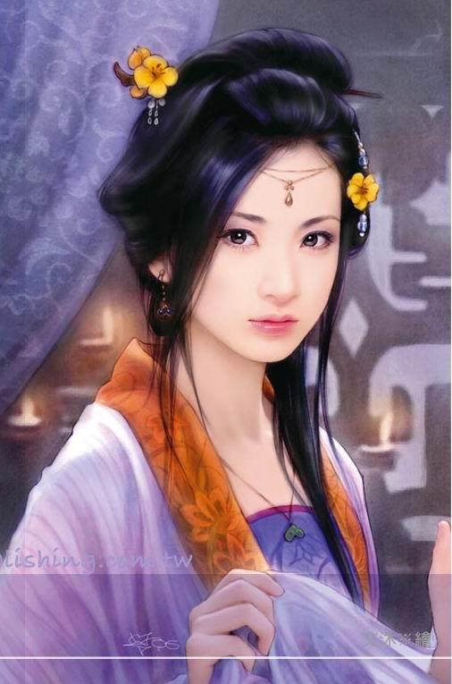 【丹青】古代女子丹青图片