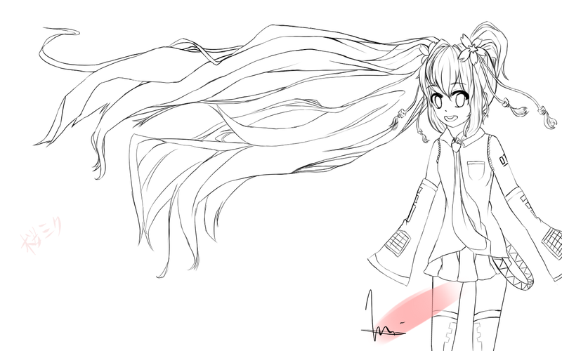 【直播】新年贺图樱初音上色过程