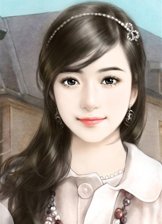 橙光手绘现代美女 片
