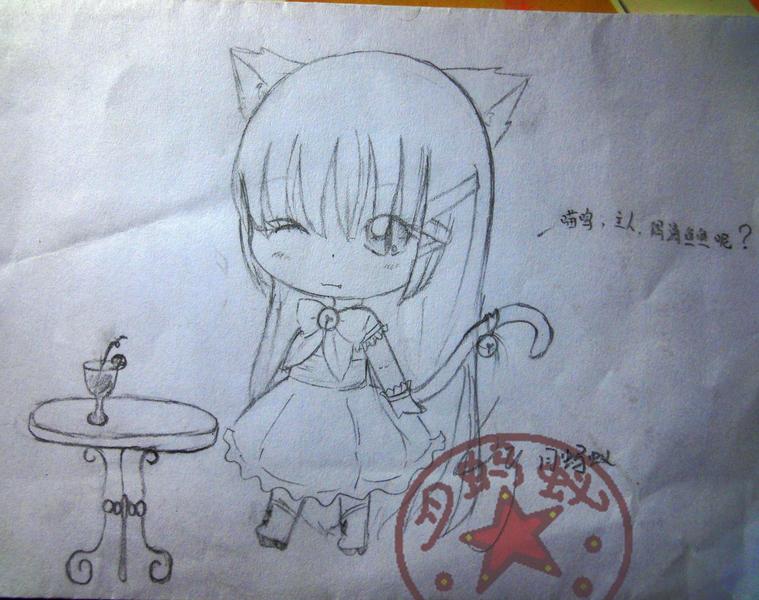 ... 次比赛主题为q版可爱 猫耳娘