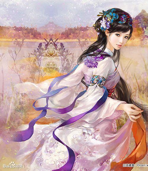 古代美女丹青_百田奥比岛圈图片
