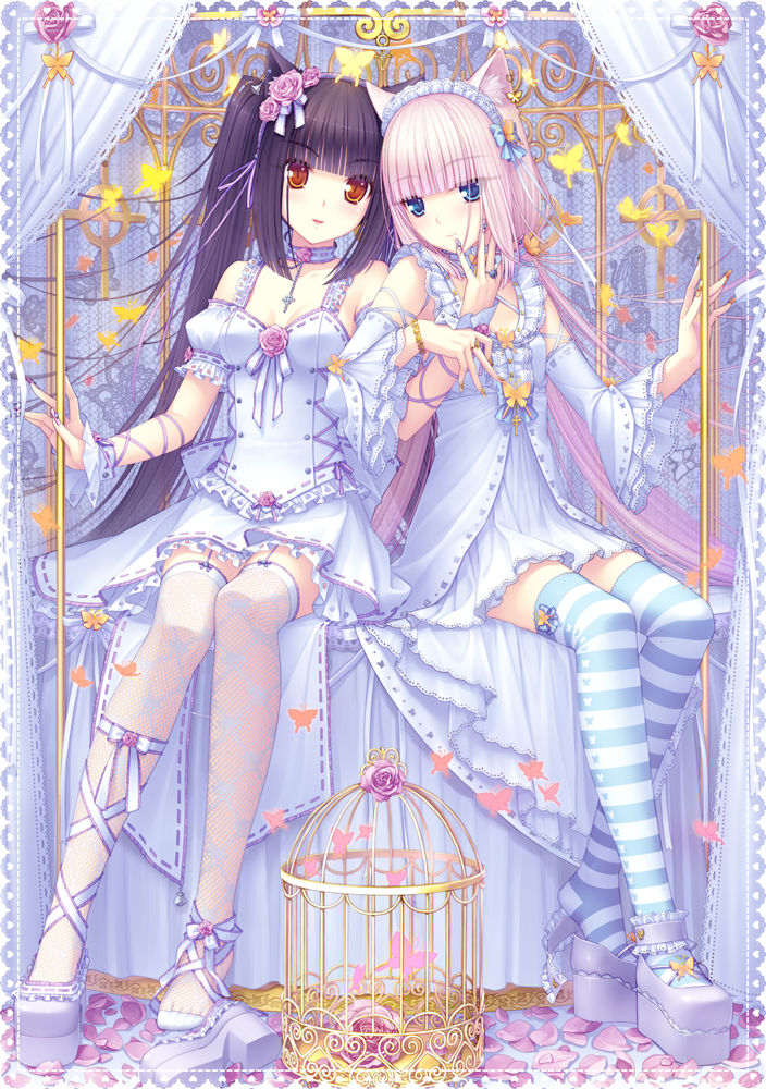 【猫耳控】一组超萌滴巧克力香子兰0.