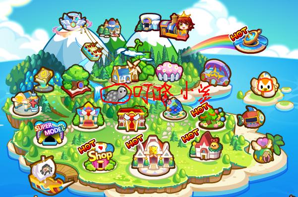 奥比岛的叮咚小溪我怎么在地图里找不到啊?